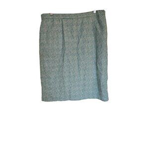 Tog Shop Tweed Skirt Womans 12p‎ Turquoise knee length